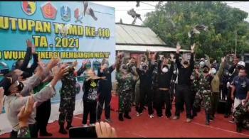  Forpimda Lepas Burung Merpati, Penutupan TMMD 110 Bojonegoro